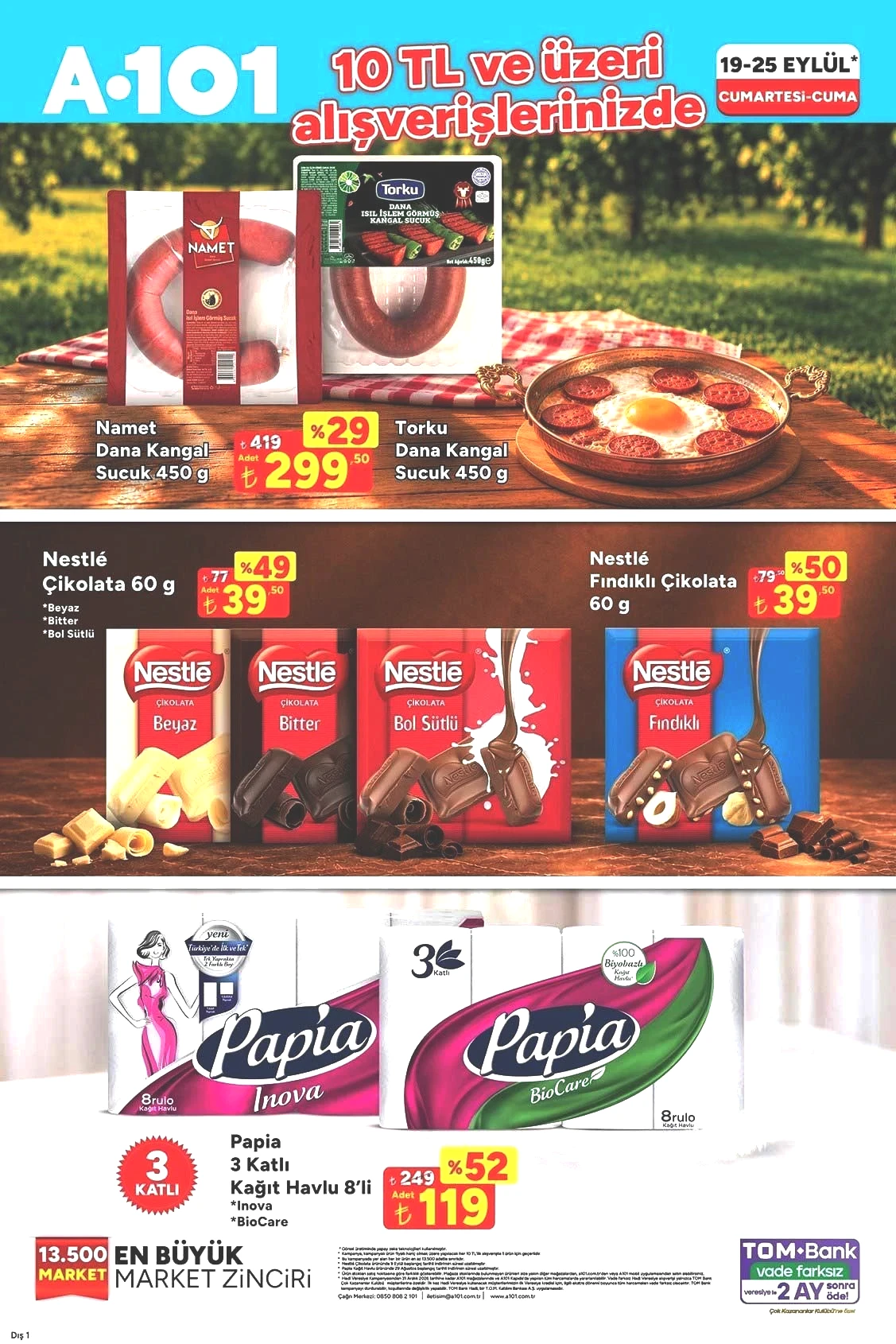 10 TL VE ÜZERİ ALIŞVERİŞLERDE GEÇERLİ 10 TL VE ÜZERİ ALIŞVERİŞLERDE GEÇERLİ